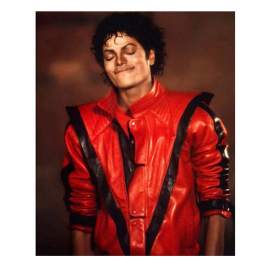 Michael J. (MJ) Thriller Red Faux Leather Jacket - Zegior Zegior