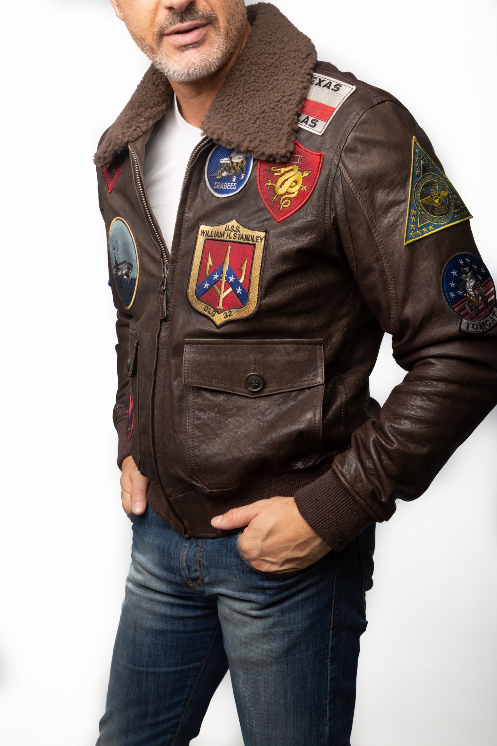 Tom Cruise Peter Maverick Leather Jacket - Zegior Zegior